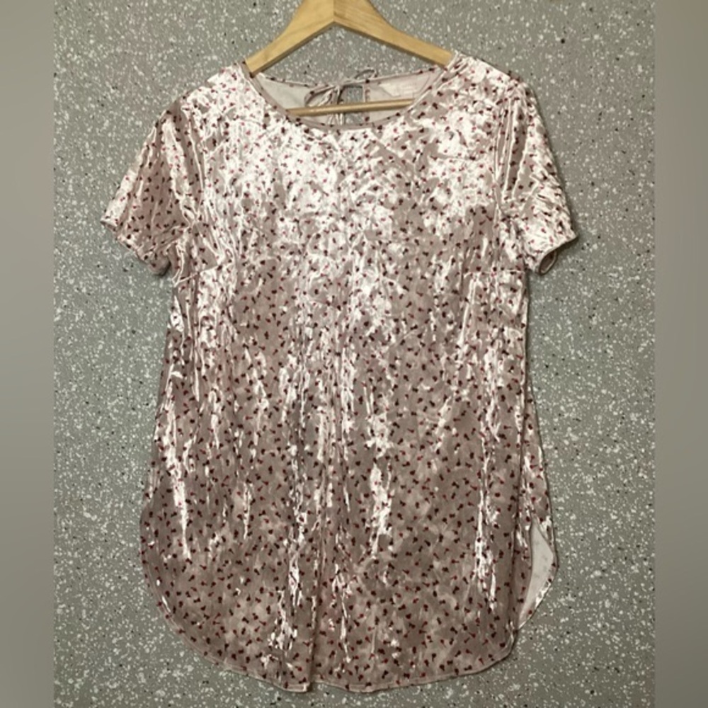 Lauren Conrad floral keyhole tie back